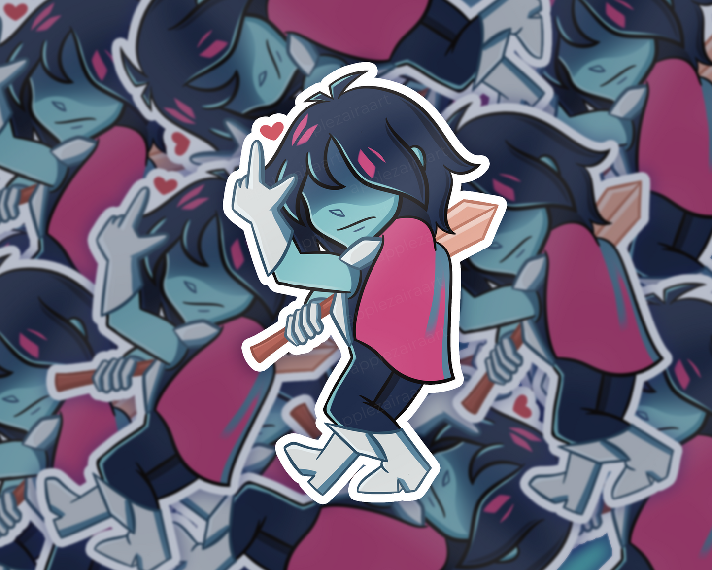 Deltarune Kris Dreemurr Sticker