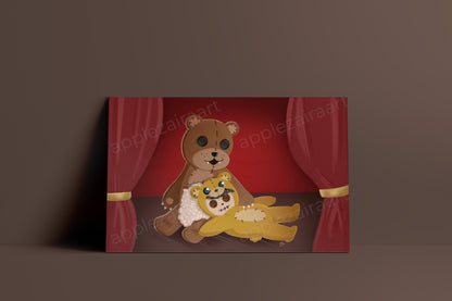 FàD Hold Me Tight Folie Bears Poster