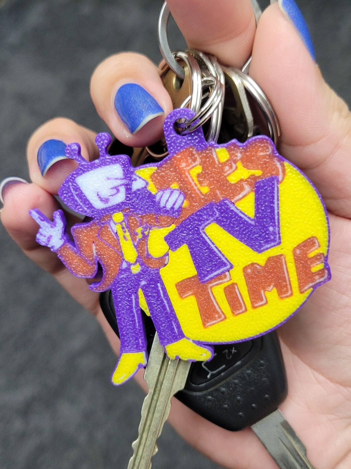 Mr. Ant Tenna Keychain