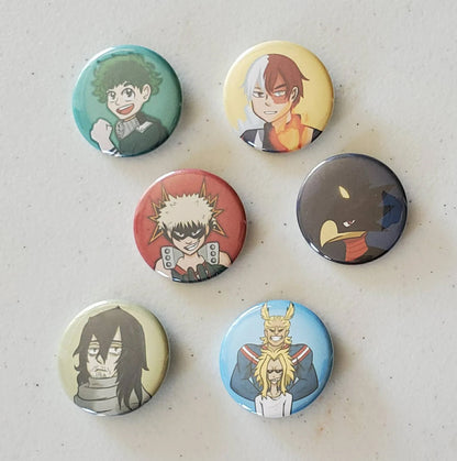 MHA Pinback Button Pack