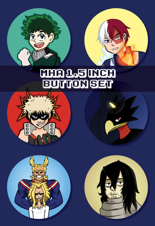 MHA Pinback Button Pack