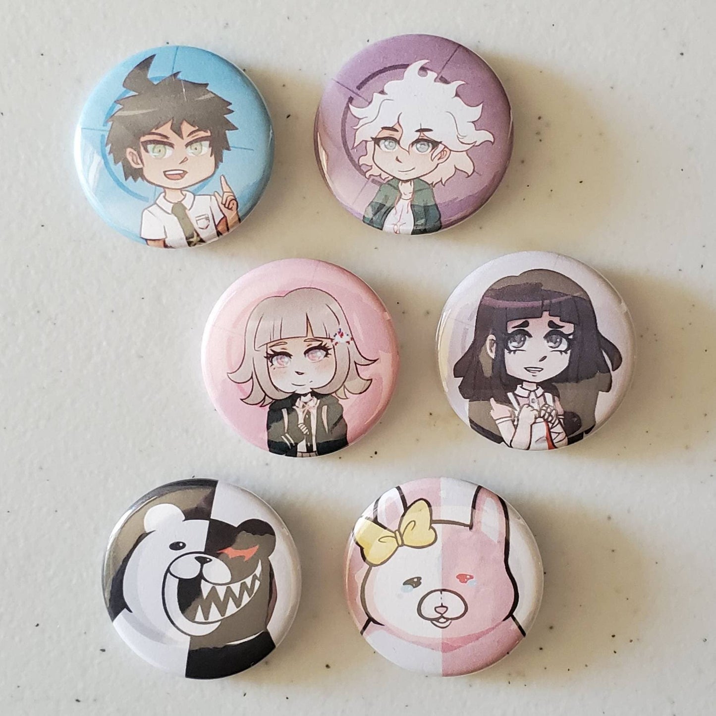 SDR2 Danganronpa Pinback Button Set