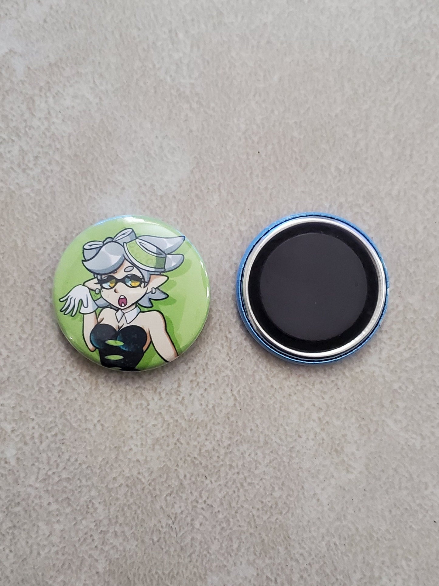 Splatoon 1 & 2 Squid Sisters and Salmon Run Golden Power Egg Magnet Pack