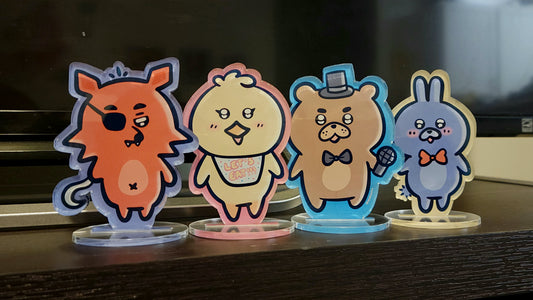 FNAF Chiikawa Acrylic Standees (Pack of 4)