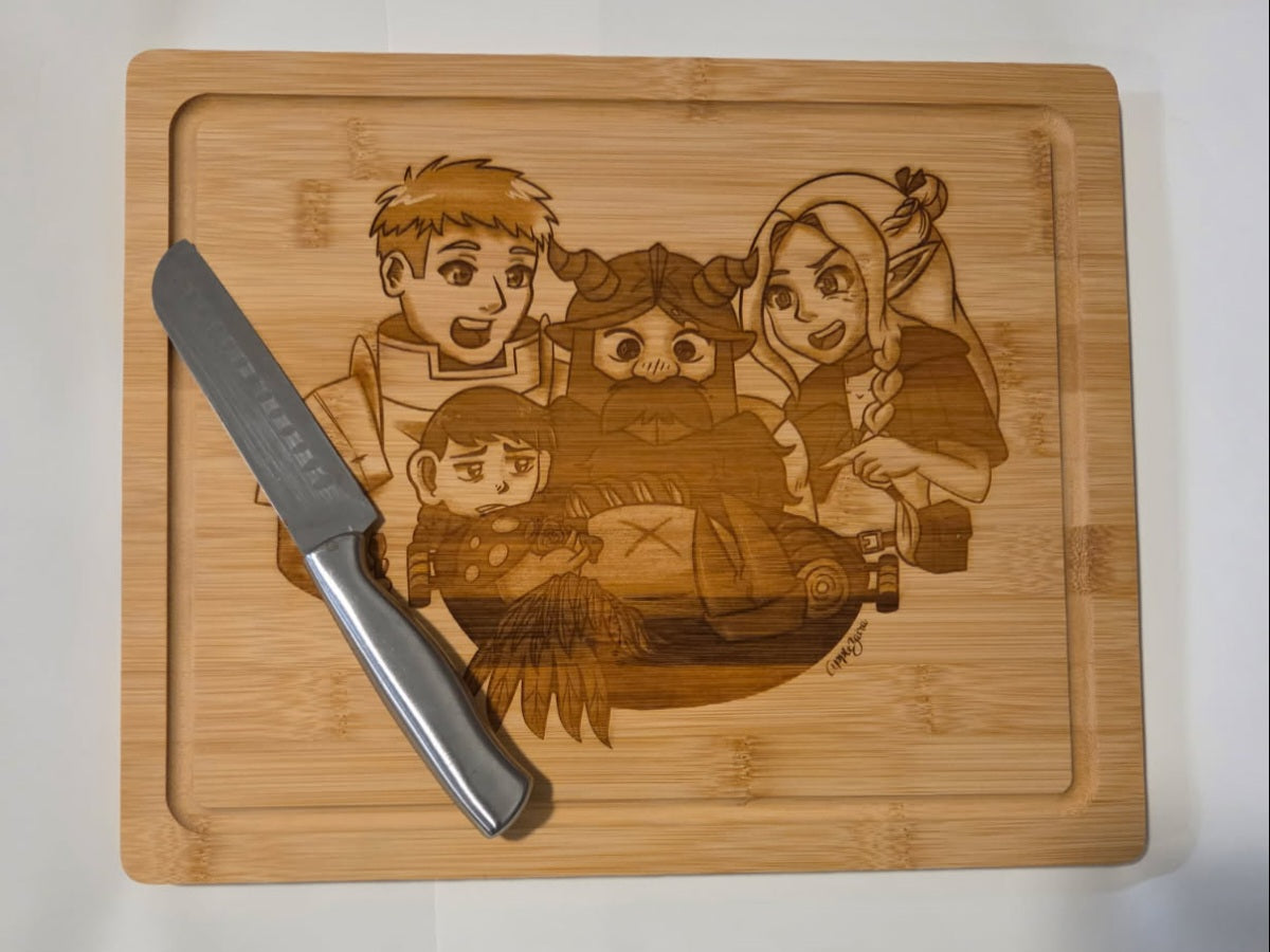 Dungeon Crawling Cooks Cutting Board