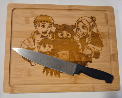 Dungeon Crawling Cooks Cutting Board