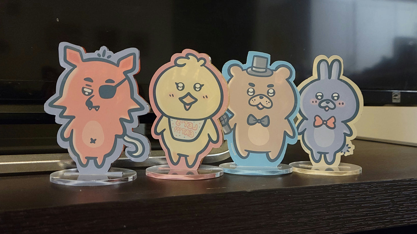 FNAF Chiikawa Acrylic Standees (Pack of 4)