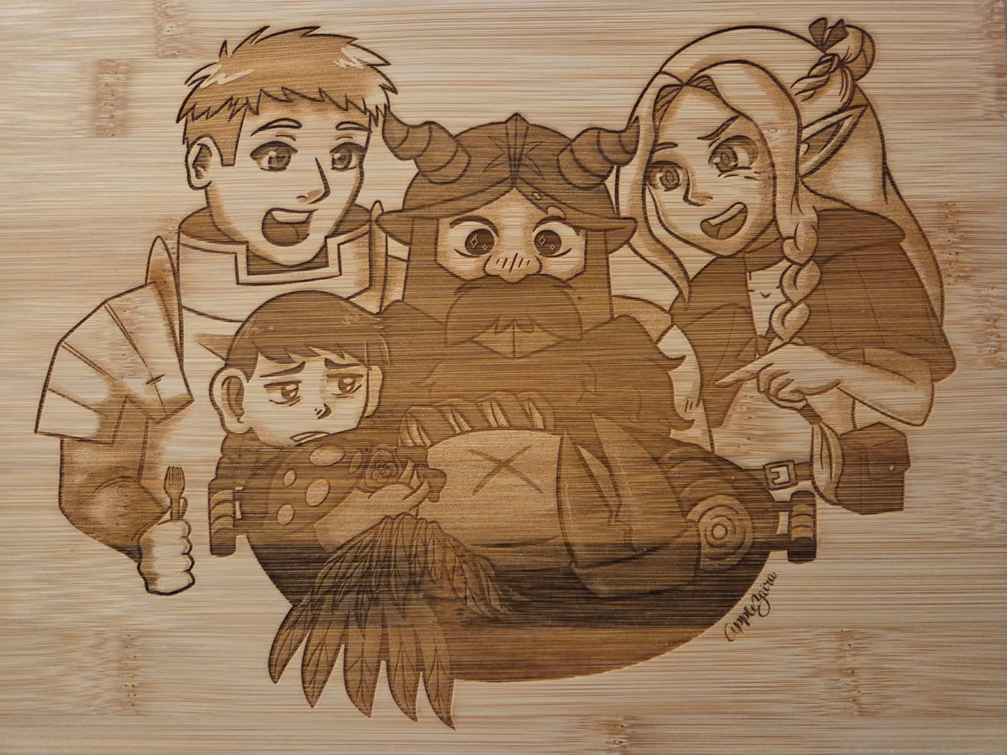 Dungeon Crawling Cooks Cutting Board